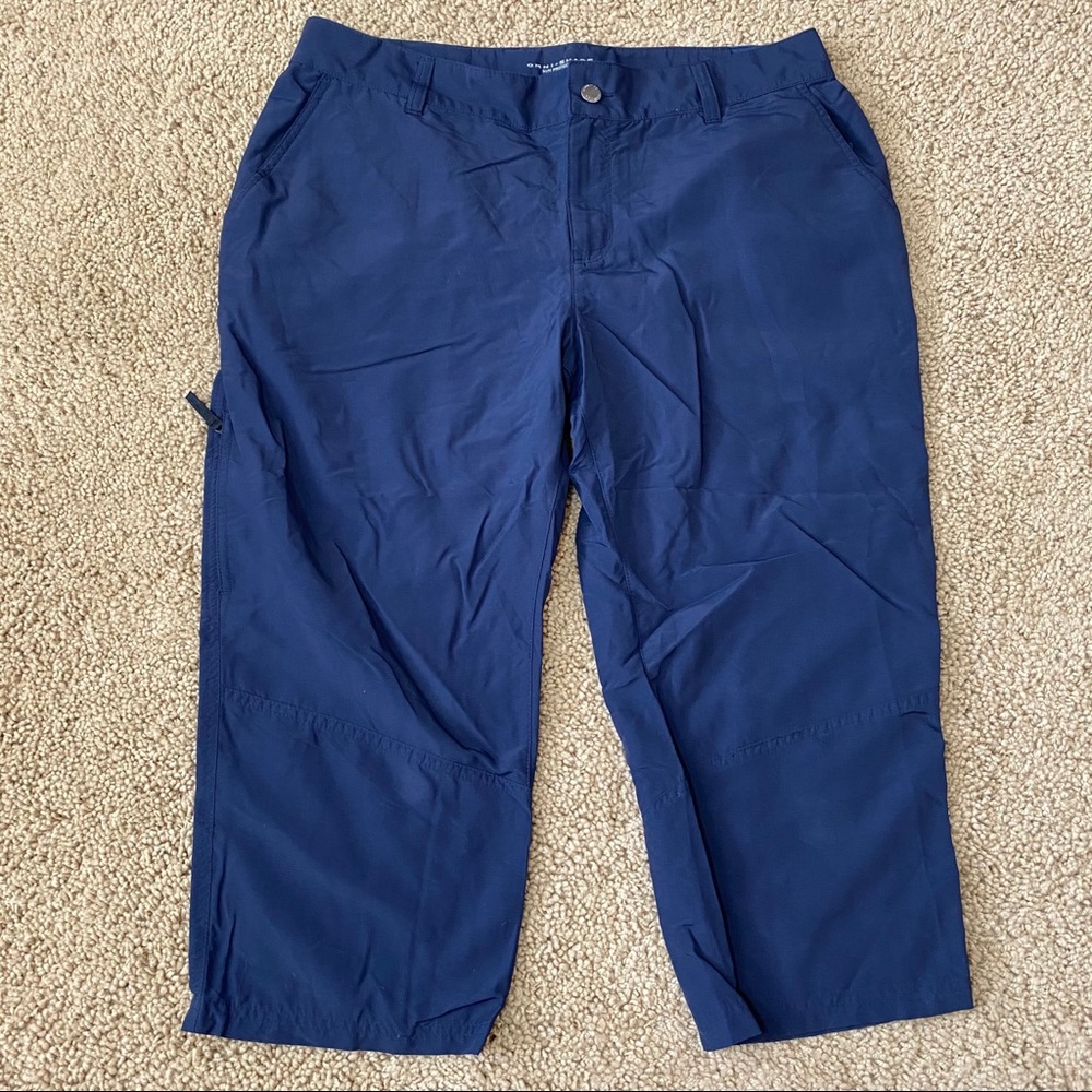Columbia PFG Navy Blue Outdoor Fishing Capris 14